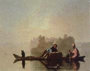 George Caleb Bingham fur traders descending the missouri Germany oil painting artist